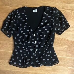 Daisy patterned blouse